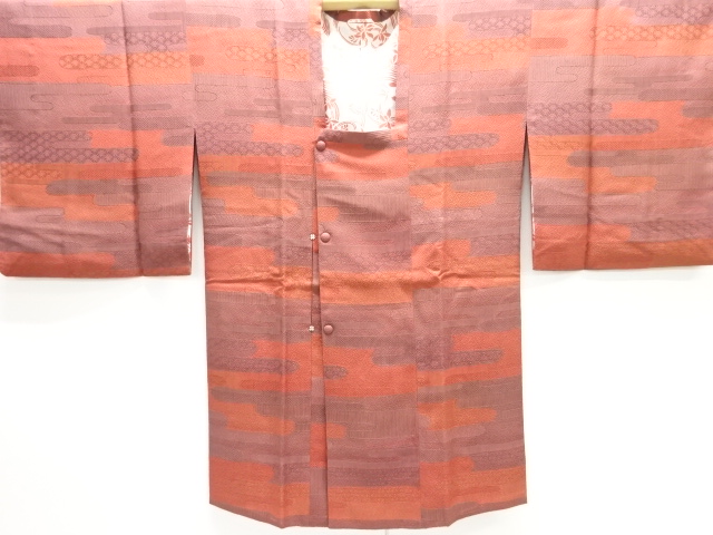 JAPANESE MICHIYUKI COAT / WOVEN EGASUMI PATTERN